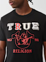 BLOCKED LETTERING BUDDDHA TEE