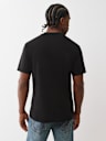 BLOCKED LETTERING BUDDDHA TEE