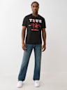 BLOCKED LETTERING BUDDDHA TEE