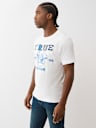BLOCKED LETTERING BUDDDHA TEE
