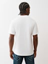 BLOCKED LETTERING BUDDDHA TEE