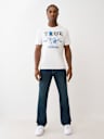 BLOCKED LETTERING BUDDDHA TEE