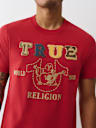 BLOCKED LETTERING BUDDDHA TEE