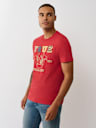 BLOCKED LETTERING BUDDDHA TEE