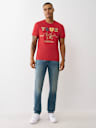 BLOCKED LETTERING BUDDDHA TEE