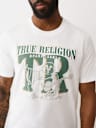 BUDDHA LOGO OVERLAY GRAPHIC TEE