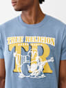 BUDDHA LOGO OVERLAY GRAPHIC TEE