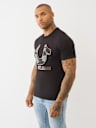 TWO TONE STUD TEE