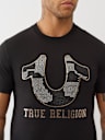 TWO TONE STUD TEE