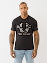 TWO TONE STUD TEE