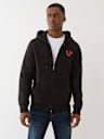 BUDDHA SEAL ZIP HOODIE