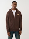 BUDDHA SEAL ZIP HOODIE