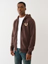 BUDDHA SEAL ZIP HOODIE