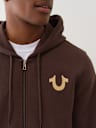 BUDDHA SEAL ZIP HOODIE