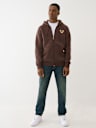 BUDDHA SEAL ZIP HOODIE