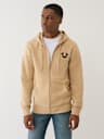 BUDDHA SEAL ZIP HOODIE