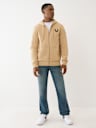 BUDDHA SEAL ZIP HOODIE