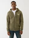 BUDDHA SEAL ZIP HOODIE