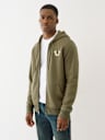 BUDDHA SEAL ZIP HOODIE