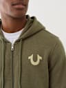 BUDDHA SEAL ZIP HOODIE