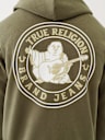 BUDDHA SEAL ZIP HOODIE
