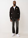 BIG FOIL HORSESHOE ZIP HOODIE