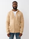 BIG FOIL HORSESHOE ZIP HOODIE