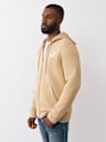 BIG FOIL HORSESHOE ZIP HOODIE