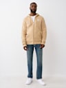 BIG FOIL HORSESHOE ZIP HOODIE