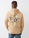 BIG FOIL HORSESHOE ZIP HOODIE