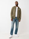 BIG FOIL HORSESHOE ZIP HOODIE