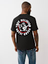 FLOCKED LOGO TEE