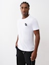 FLOCKED LOGO TEE