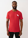 FLOCKED LOGO TEE