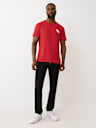 FLOCKED LOGO TEE