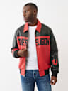 COLOR BLOCKED LOGO RACING JACKET