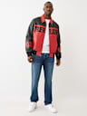 COLOR BLOCKED LOGO RACING JACKET