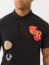 RELAXED PATCH POLO SHIRT