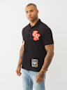 RELAXED PATCH POLO SHIRT