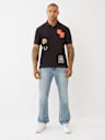 RELAXED PATCH POLO SHIRT