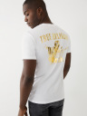 CAMISETA CON LOGOTIPO DE BUDDHA DORADO