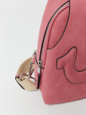 FAUX SUEDE STITCHED SLING BAG