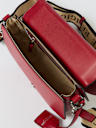 STITCHED HORSESHOE FLAP CROSSBODY BAG