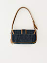 DOUBLE POCKET SHOULDER BAG