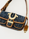 DOUBLE POCKET SHOULDER BAG