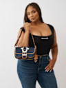 DOUBLE POCKET SHOULDER BAG