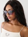CRYSTAL CAT EYE SUNGLASSES