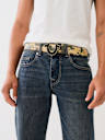 CAMO HORSESHOE BUCKLE BELT