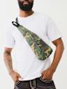 CAMO PRINT SLING BAG