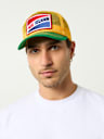 PATCH LOGO COLORBLOCK MESH TRUCKER HAT